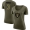 Women's EJ Manuel Legend Salute to Service Scoop Neck T-Shirt - Olive