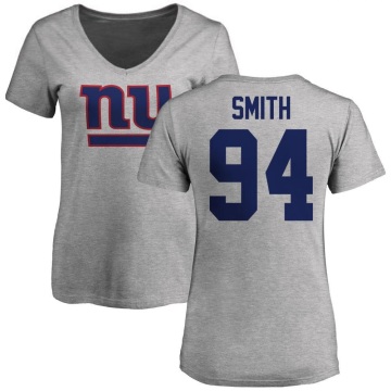 Women's Elerson Smith Name & Number Slim Fit T-Shirt - Ash