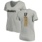 Women's Eli Rogers Backer V-Neck T-Shirt - Ash