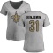Women's Eno Benjamin Name & Number Slim Fit T-Shirt - Ash