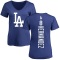Women's Enrique Hernandez Backer Slim Fit T-Shirt - Royal