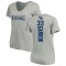 Women's Eric Garror Backer V-Neck T-Shirt - Ash