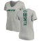 Women's Eric Smith Backer V-Neck T-Shirt - Ash