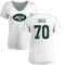 Women's Eric Smith Name & Number Slim Fit T-Shirt - White