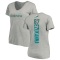 Women's Erik Ezukanma Backer V-Neck T-Shirt - Ash
