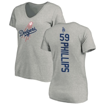 Women's Evan Phillips Backer Slim Fit T-Shirt - Ash