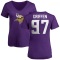 Women's Everson Griffen Name & Number Slim Fit T-Shirt - Purple