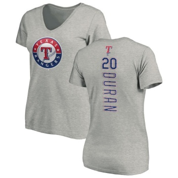 Women's Ezequiel Duran Backer Slim Fit T-Shirt - Ash