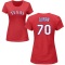 Women's Ezequiel Duran Name & Number T-Shirt - Red