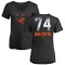 Women's Felix Bautista Midnight Mascot V-Neck T-Shirt - Black