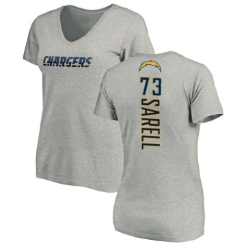 Women's Foster Sarell Name & Number Slim Fit V-Neck T-ShirtHeather - Gray
