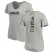 Women's Foster Sarell Name & Number Slim Fit V-Neck T-ShirtHeather - Gray