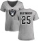 Women's Fred Biletnikoff Name & Number Slim Fit T-Shirt - Ash