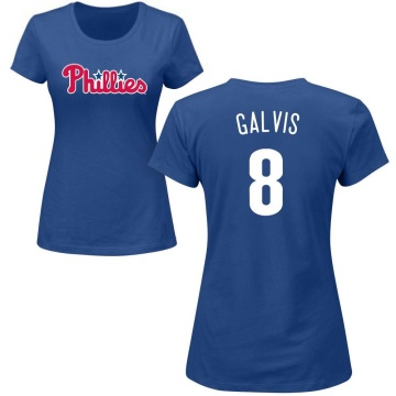 Women's Freddy Galvis Name & Number T-Shirt - Royal