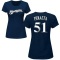 Women's Freddy Peralta Name & Number T-Shirt - Navy