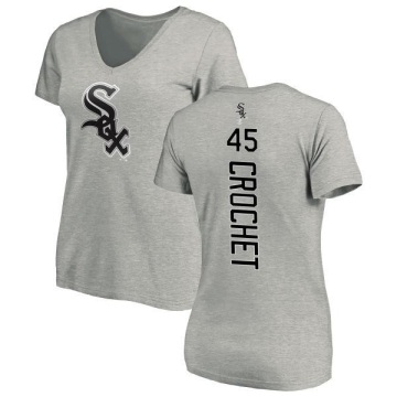 Women's Garrett Crochet Backer Slim Fit T-Shirt - Ash