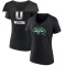 Women's Garrett Wilson Midnight Mascot T-Shirt - Black