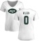 Women's Garrett Wilson Name & Number Slim Fit T-Shirt - White