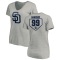 Women's Gary Sanchez RBI Slim Fit V-Neck T-Shirt - Heathered Gray