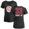 Women's Gary Trent Jr. Name and Number Banner Wave V-Neck T-Shirt - Black