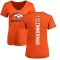 Women's Gary Zimmerman Backer Slim Fit T-Shirt - Orange