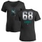 Women's George Kirby Midnight Mascot V-Neck T-Shirt - Black