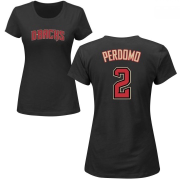 Women's Geraldo Perdomo Name & Number T-Shirt - Black