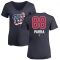Women's Gerardo Parra Name and Number Banner Wave V-Neck T-Shirt - Navy