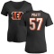 Women's Germaine Pratt Name & Number Slim Fit T-Shirt - Black