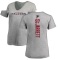 Women's Grady Jarrett Backer V-Neck T-Shirt - Ash