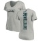 Women's Greedy Williams Backer V-Neck T-Shirt - Ash