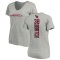Women's Greg Dortch Backer V-Neck T-Shirt - Ash