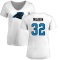 Women's Greg Mabin Name & Number Slim Fit T-Shirt - White
