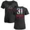Women's Greg Maddux Midnight Mascot V-Neck T-Shirt - Black