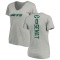 Women's Greg Senat Backer V-Neck T-Shirt - Ash
