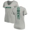 Women's Greg Senat Backer V-Neck T-Shirt - Ash