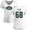 Women's Greg Senat Name & Number Slim Fit T-Shirt - White