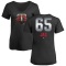 Women's Griffin Jax Midnight Mascot V-Neck T-Shirt - Black