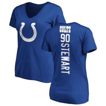 Women's Grover Stewart Backer Slim Fit T-Shirt - Royal