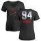 Women's Guillermo Zuniga Midnight Mascot V-Neck T-Shirt - Black