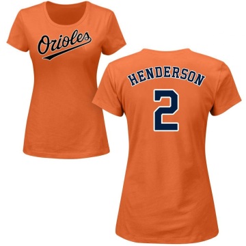 Women's Gunnar Henderson Name & Number T-Shirt - Orange