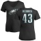Women's Haason Reddick Name & Number Slim Fit T-Shirt - Black