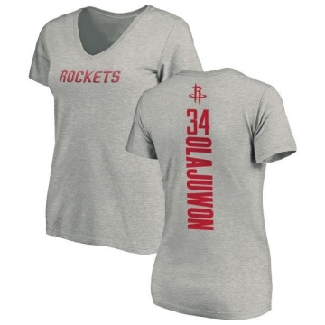 Women's Hakeem Olajuwon Backer T-Shirt - Ash