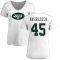 Women's Hamsah Nasirildeen Name & Number Slim Fit T-Shirt - White