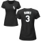 Women's Harold Baines Name & Number T-Shirt - Black