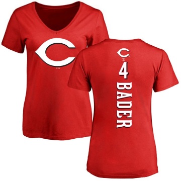 Women's Harrison Bader Backer Slim Fit T-Shirt - Red