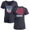 Women's Harrison Barnes Name and Number Banner Wave V-Neck T-Shirt - Navy