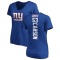 Women's Harry Carson Backer Slim Fit T-Shirt - Royal