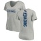 Women's Hassan Haskins Backer V-Neck T-Shirt - Ash