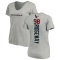 Women's Hassan Ridgeway Backer V-Neck T-Shirt - Ash